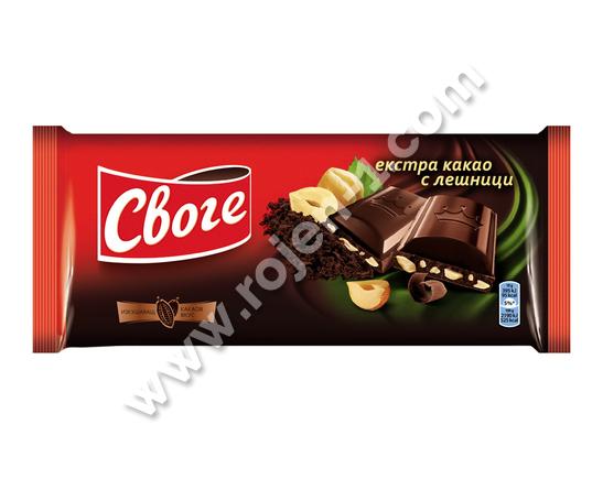 Своге екстра какао с лешници 90 г