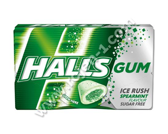Halls Дъвки Спеърминт 18 г