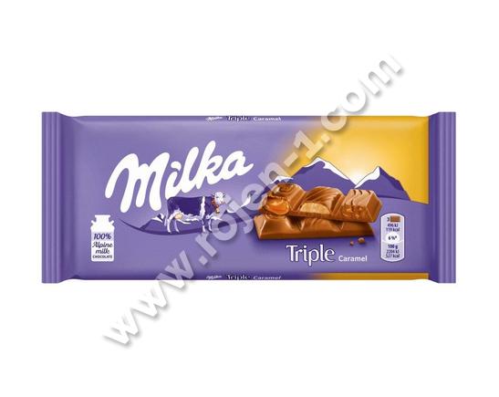 Milka Трипъл Карамел 90 г