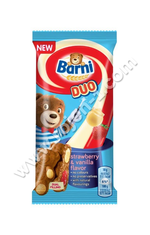 Barni strawberry & vanilla flavor 30 g - Rojen - 1 Ltd